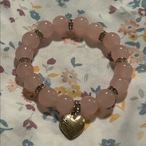 Set of 3 Crystal Bracelets for Love, Peace and Meditation